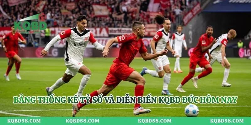 Bảng thống kê tỷ số và diễn biến KQBD Đức hôm nay