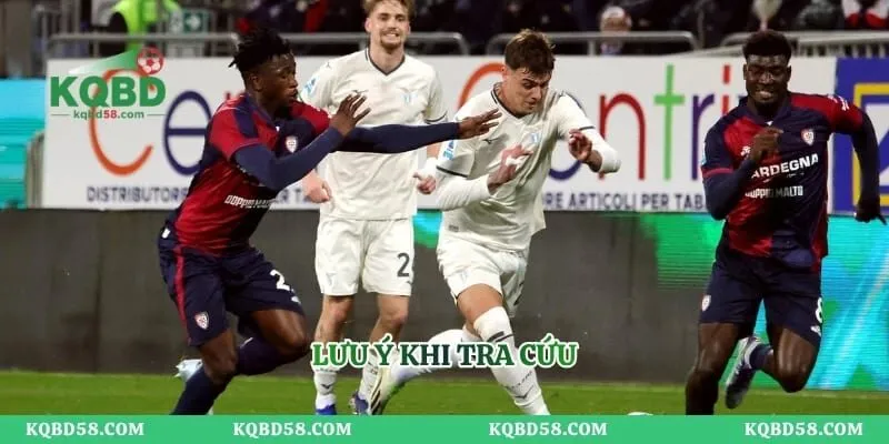 Lưu ý khi tra cứu